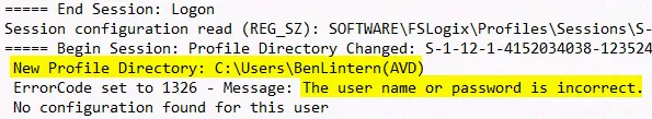 fslogix log