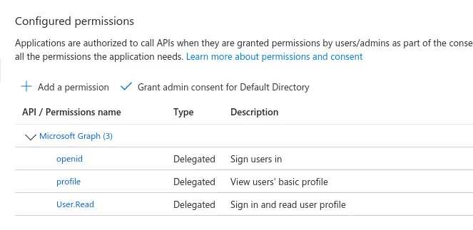 app registration