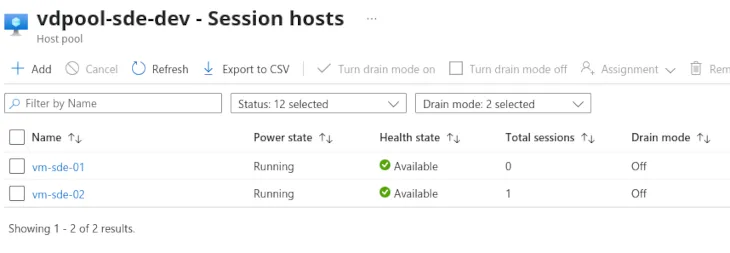 host pool